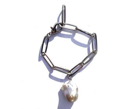 Pulseira Bold Pérola - Silver | Westwing