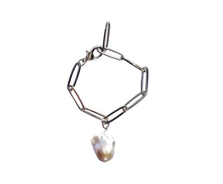 Pulseira Bold Pérola - Silver | Westwing