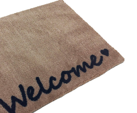 Capacho Welcome Heart Bege | WestwingNow