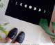 Capacho Fases da Lua Preto, black | WestwingNow