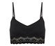 Sutiã Top Triângulo com Bojo Removível Básico com Renda Preto, Preto | WestwingNow