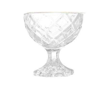 Taça para Sobremesa Deli Diamond com Fio de Ouro | WestwingNow