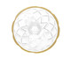 Taça para Sobremesa Deli Diamond com Fio de Ouro, Transparente | WestwingNow