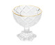 Taça para Sobremesa Deli Diamond com Fio de Ouro, Transparente | WestwingNow