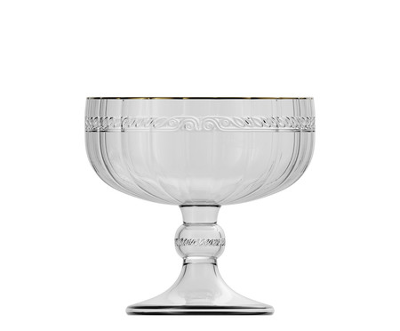 Taça para Sobremesa em Cristal com Fio de Ouro Imperial | WestwingNow