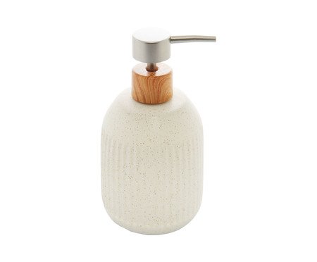 Porta Sabonete Líquido Granilite Lines Branco | Westwing