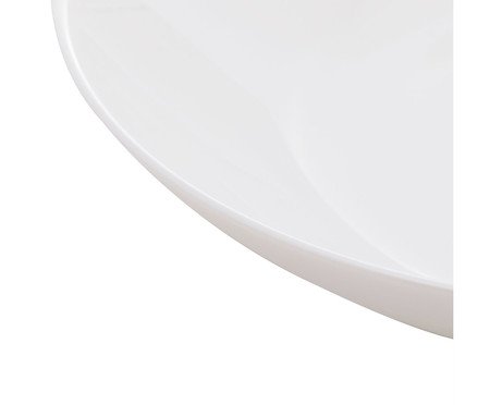 Prato Fundo Opalino Diwali Branco | Westwing