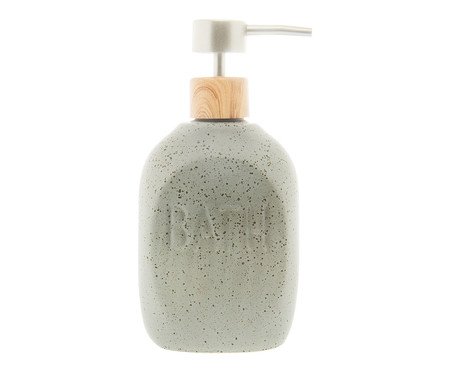 Porta Sabonete Líquido Granilite Bath Cinza | Westwing