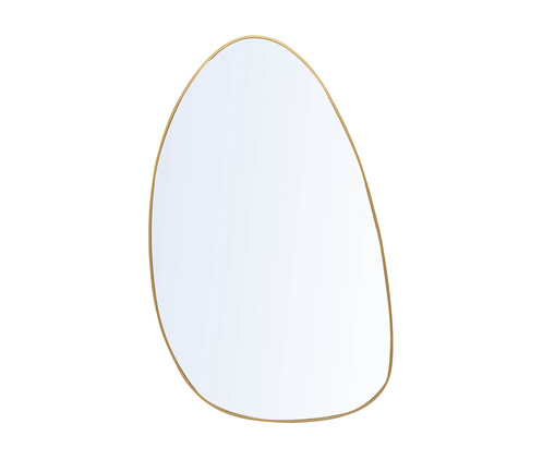 Espelho Orgânico com Borda Ares Dourado II, Dourado | WestwingNow