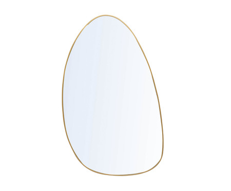 Espelho Orgânico com Borda Ares Dourado II | WestwingNow