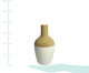 Vaso em Cerâmica Chuck Joe - Branco e Bege, Branco, Bege | WestwingNow