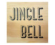 Placa Decorativa Jingle Bell, Natural | WestwingNow