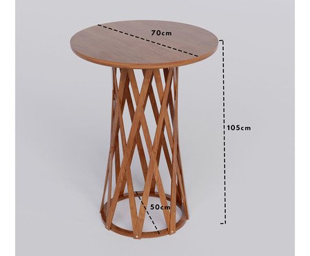 Mesa Bistro Orion Castanho | Westwing