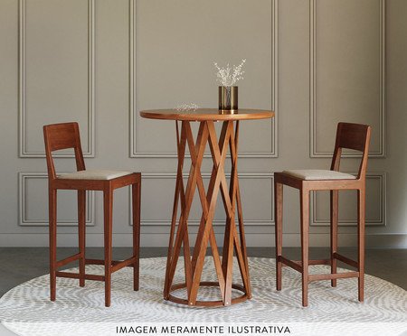 Mesa Bistro Orion Castanho | Westwing