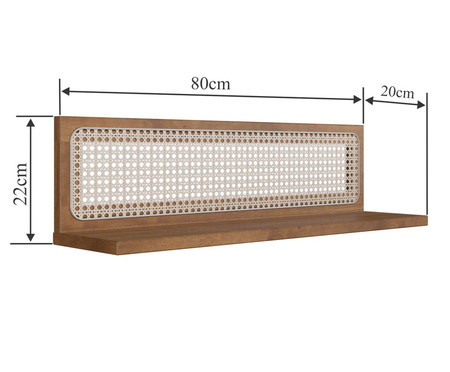 Prateleira com Tela Origem Natural | WestwingNow