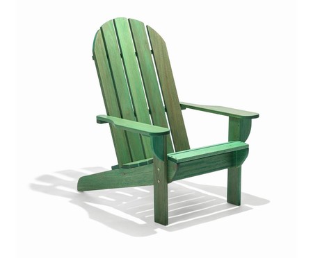 Cadeira Adirondack Michigan com Peseira - Verde