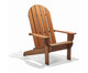 Cadeira Adirondack Michigan com Peseira - Nogueira, Marrom | WestwingNow