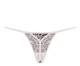 Calcinha String Fio Dental em Tule Oncinha Off-White, Colorido | WestwingNow