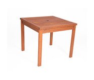 Mesa Mestra Ipanema com Furo para Ombrelone Quadrada - Jatobá | WestwingNow