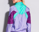 Jaqueta Nylon Fashion Tricolor Violeta Roxo Verde, Verde | WestwingNow