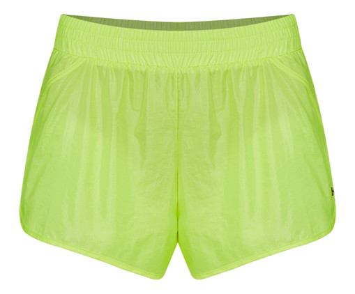 Shorts Runner Amarelo Neon, Amarelo | WestwingNow