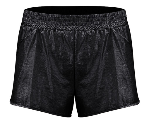 Shorts Runner Preto, Preto | WestwingNow