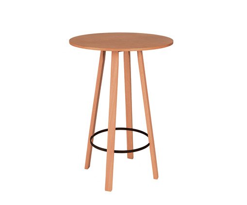 Mesa Bistrô Verona Tampo Liso Quadrada - Nogueira, Marrom | WestwingNow