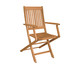 Cadeira Dobrável Ipanema com Braços - Jatobá, Marrom | WestwingNow