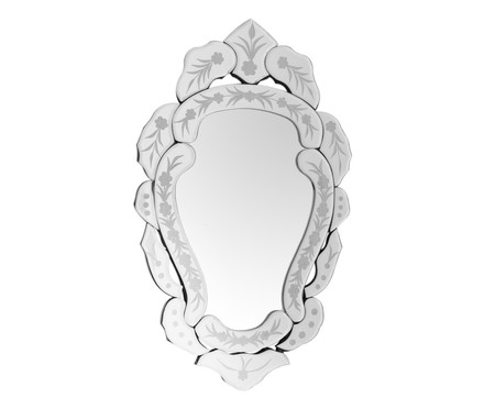 Espelho de Parede Veneziano Emma - Prata