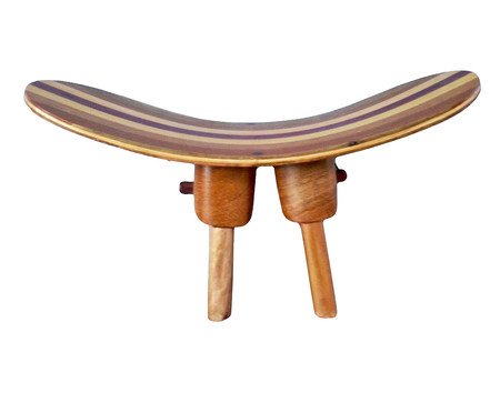 Banquinho de Marchetaria para Meditação | Westwing
