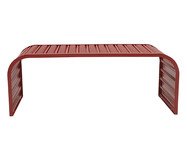 Banco de 2 Lugares em Aço Urbana Vermelho Acetinado - Hometeka | WestwingNow