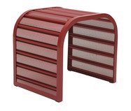 Banco Individua em Aço Urbana Vermelho Acetinado - Hometeka | WestwingNow