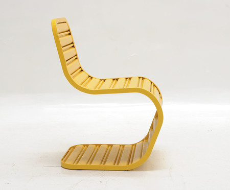 Cadeira Desenrola Lisa Amarelo Acetinado - Hometeka | WestwingNow