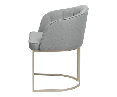 Cadeira Beverly Champanhe e Stone | WestwingNow