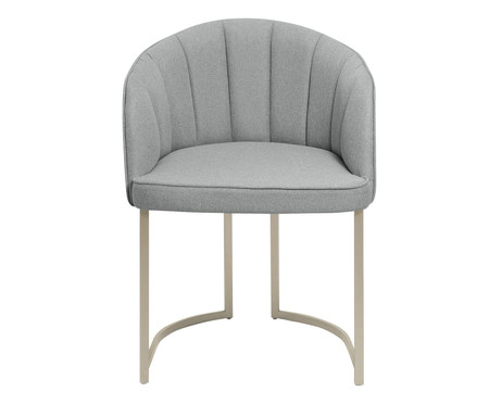 Cadeira Beverly Champanhe e Stone Carbono | WestwingNow