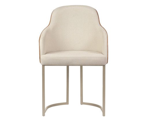 Cadeira Albany Champanhe e Linked e Caramel, multicolor | WestwingNow