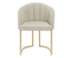 Cadeira Beverly Dourado e Soft Palha, gold | WestwingNow