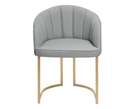 Cadeira Beverly Dourado e Stone | WestwingNow