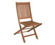 Cadeira Dobrável Ipanema sem Braços - Nogueira, Marrom | WestwingNow
