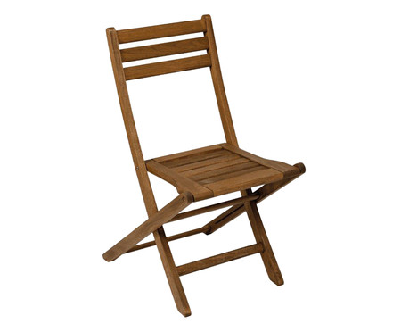 Cadeira Dobrável Mestra Ipanema - Nogueira | WestwingNow