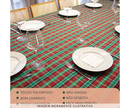 Toalha de Mesa Dupla Face Xadrez | Westwing