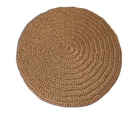 Jogo de Sousplat em Crochê Cobre