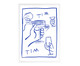 Quadro Tim Tim Azul - 32,5X45cm, Azul | WestwingNow