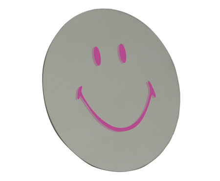 Espelho Smile Prata - 40cm