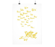 Poster Bote-Cão Amarelo - 30X42cm | WestwingNow