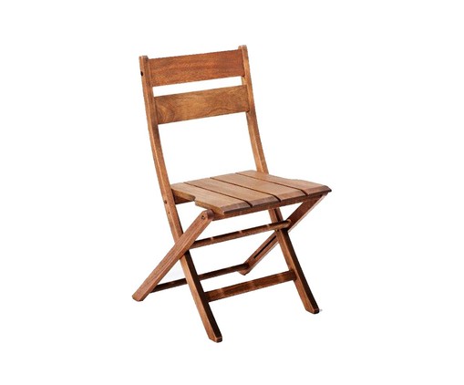 Cadeira Dobrável Verona sem Braços - Jatobá, Marrom | WestwingNow