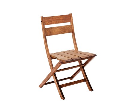 Cadeira Dobrável Verona sem Braços - Jatobá