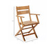 Cadeira Dobrável Verona com Braços - Jatobá, Marrom | WestwingNow