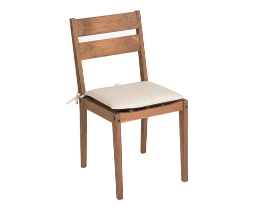 Cadeira Verona sem Braços - Nogueira, Marrom | WestwingNow