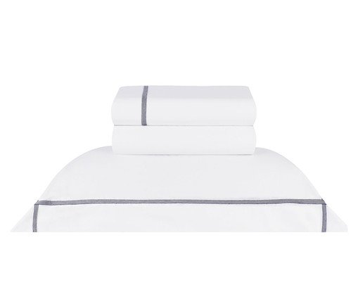 inativo_Jogo de Lençol Navy Marinho 200 Fios, white,multicolor | WestwingNow